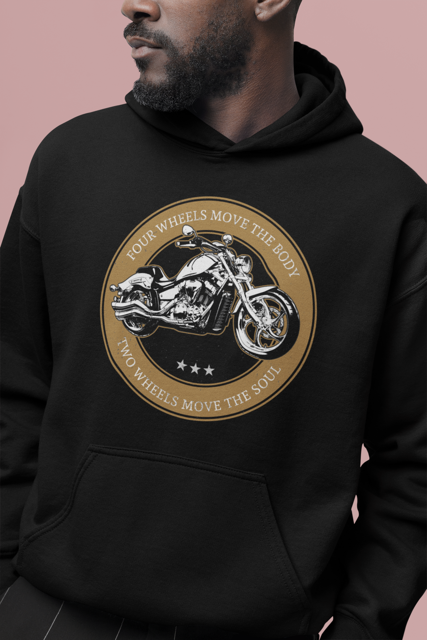 Two Wheels Move the Soul Oversized Hoodie